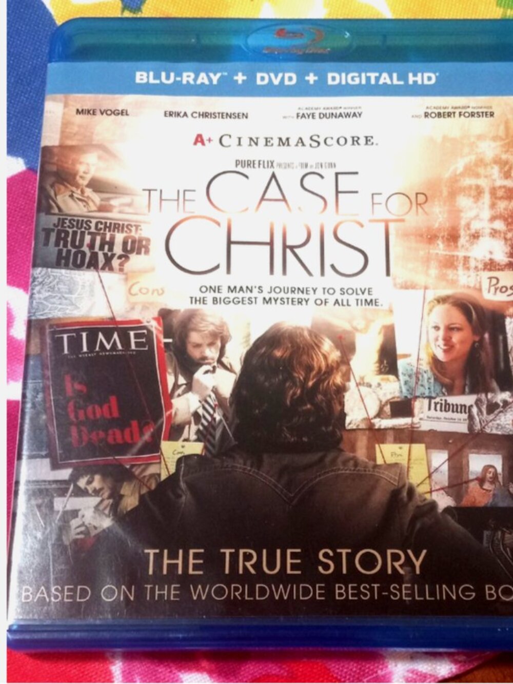 The Case for Christ Blu-ray + DVD Combo Pack – Lee Strobel Christian Faith Film